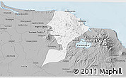 Gray 3D Map of San Andres Tuxtla