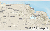 Shaded Relief 3D Map of San Andres Tuxtla