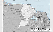 Gray Map of San Andres Tuxtla
