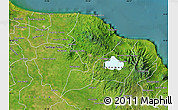 Satellite Map of San Andres Tuxtla