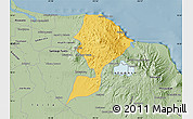 Savanna Style Map of San Andres Tuxtla