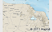 Shaded Relief Map of San Andres Tuxtla