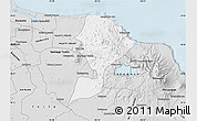 Silver Style Map of San Andres Tuxtla