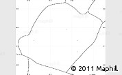 Blank Simple Map of Soledad Atzompa, no labels
