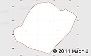 Classic Style Simple Map of Soledad Atzompa, cropped outside