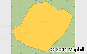 Savanna Style Simple Map of Soledad Atzompa, cropped outside