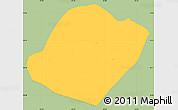 Savanna Style Simple Map of Soledad Atzompa, single color outside