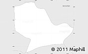 Silver Style Simple Map of Soledad de Doblado