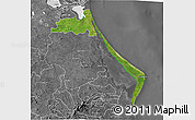 Satellite 3D Map of Tampico Alto, desaturated