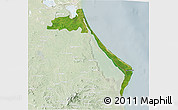 Satellite 3D Map of Tampico Alto, lighten