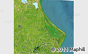 Satellite 3D Map of Tampico Alto