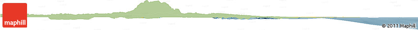 Savanna Style Horizon Map of Tampico Alto, single color outside