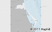 Gray Map of Tampico Alto, single color outside