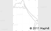 Blank Simple Map of Tampico Alto, cropped outside
