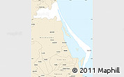 Classic Style Simple Map of Tampico Alto