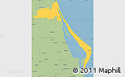 Savanna Style Simple Map of Tampico Alto
