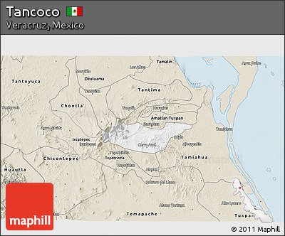 Classic Style 3D Map of Tancoco