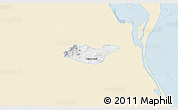 Classic Style 3D Map of Tancoco, single color outside