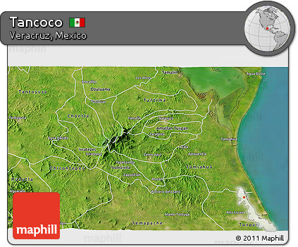 Satellite 3D Map of Tancoco