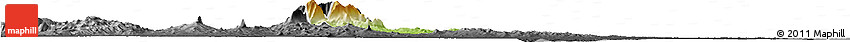 Physical Horizon Map of Tancoco, darken, desaturated