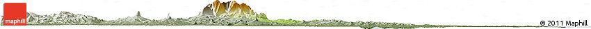 Physical Horizon Map of Tancoco, semi-desaturated