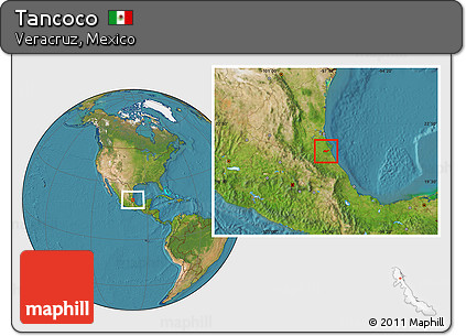 Satellite Location Map of Tancoco
