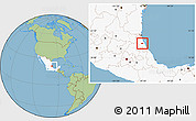 Savanna Style Location Map of Tancoco, highlighted country