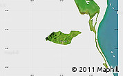 Satellite Map of Tancoco, single color outside