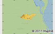 Savanna Style Map of Tancoco, single color outside