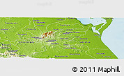 Physical Panoramic Map of Tancoco