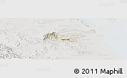 Shaded Relief Panoramic Map of Tancoco, lighten, semi-desaturated