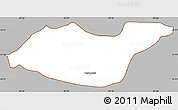 Gray Simple Map of Tancoco, cropped outside