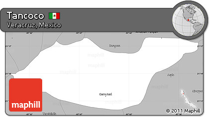Gray Simple Map of Tancoco