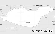 Silver Style Simple Map of Tancoco