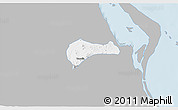 Gray 3D Map of Tantima, single color outside