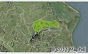 Satellite 3D Map of Tantima, semi-desaturated