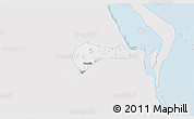 Silver Style 3D Map of Tantima, single color outside