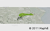 Satellite Panoramic Map of Tantima, lighten, semi-desaturated
