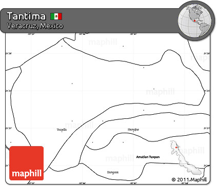 Blank Simple Map of Tantima