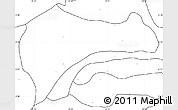 Blank Simple Map of Tantima, no labels