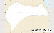 Classic Style Simple Map of Tantima, single color outside