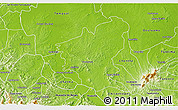 Physical 3D Map of Tantoyuca
