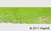 Physical Panoramic Map of Tantoyuca