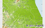 Physical Map of Temapache