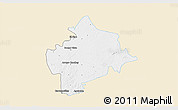 Classic Style 3D Map of Tempoal, single color outside
