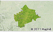 Satellite 3D Map of Tempoal, lighten