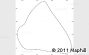 Blank Simple Map of Teocelo, cropped outside