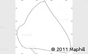 Blank Simple Map of Teocelo, no labels
