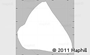 Gray Simple Map of Teocelo