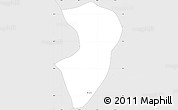 Silver Style Simple Map of Tepetlan